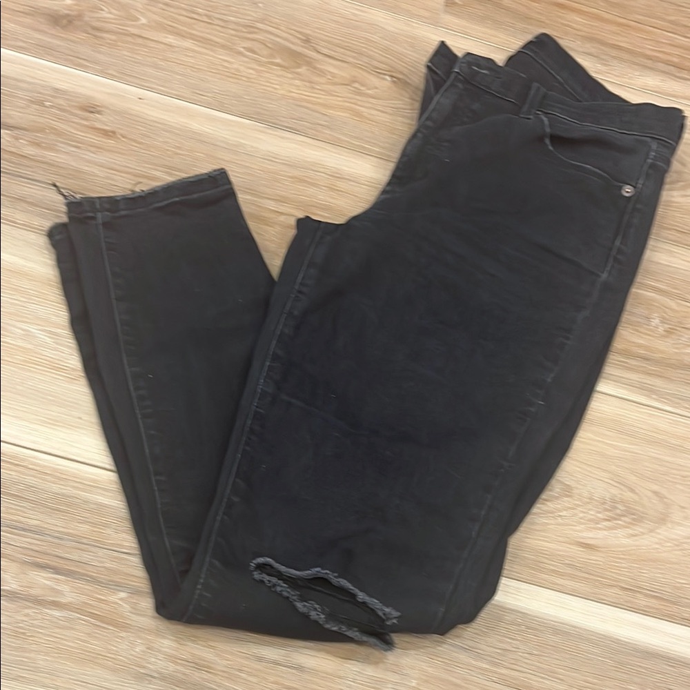 Banana Republic Black Distressed Women Jeans